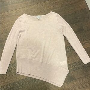 Pure Collection Lilac Asymmetrical Cashmere Sweater size 4